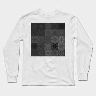 abstract, classic pattern grey Long Sleeve T-Shirt